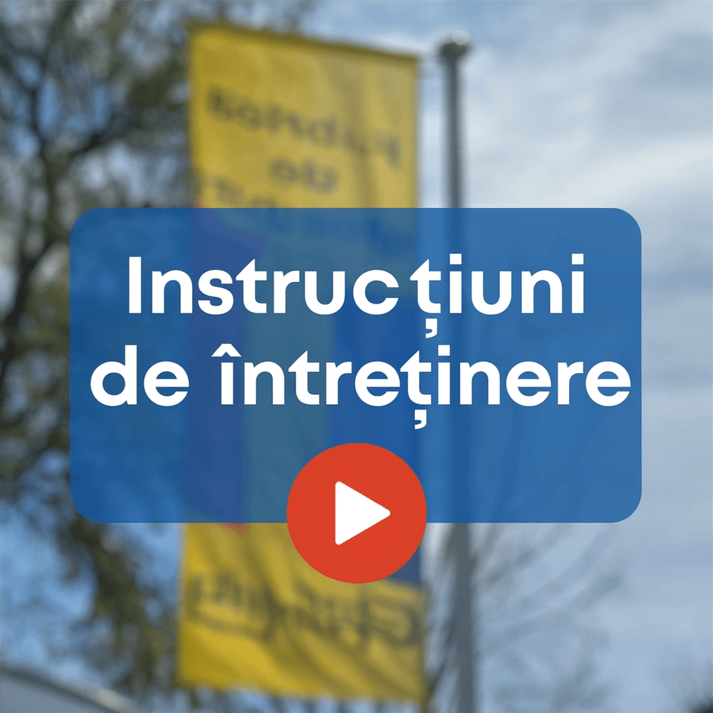 Video explicativ întreținere steag